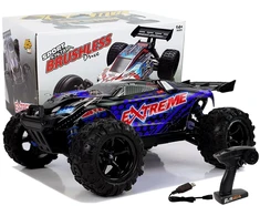 Lean Toys Lenktyninis automobilis su nuotolinio valdymo pultu ENOZE 9302E, 1:18, 45 km/h, mėlynas