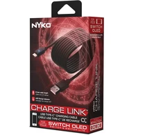 Nyko Charge Link, skirta Nintendo Switch, Switch Lite ir Switch OLED juodai – 2,44 m