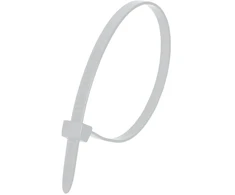 Nylonowe Nailoniniai kabelių raiščiai, balti, 3,6x300 mm (25 vnt.)