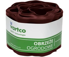 Agaplast Obrzeże Banguotas sodo apvadas 10 cm x 9 m Vartco rudas