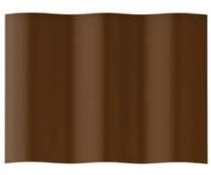 Obrzeże Gofruotas sodo apvadas 10 cm x 9 m, Cellfast, rudas