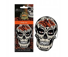 Aroma Car Oro gaiviklio aromatas car muertos skull oranžinis man island driftwood
