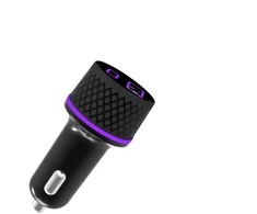 Oniverse automobilinis įkrovimo adapteris 60 W, 1,5 m – juodas