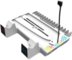 „Oniverse“ daugiafunkcis „PS5 Nexus 5“ stovas, skirtas „PS5“ – baltas