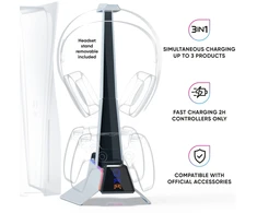 ONIVERSE PS5 GREITO ĮKROVIMO STOTELĖ - JUODA