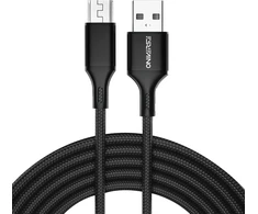 „Oniverse“ USB-A į „Micro-USB“ įkrovimo laidas, 3 m - Juodas