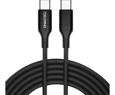 Oniverse USB-C į USB-C įkrovimo laidas, 3 m – juodas