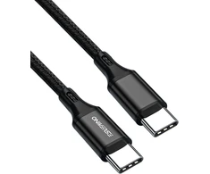Oniverse USB-C į USB-C įkrovimo laidas, 3 m – juodas