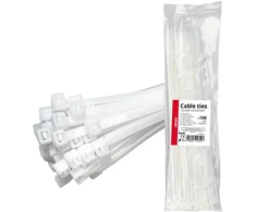 Balti kabelių raiščiai 4,8 × 350 mm, 100 vnt. amio-04312