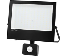 NIVALIS LED prožektorius su PIR 100 W, 8000 lm, IP44, 4000 K