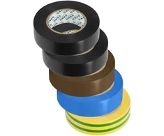 Orno Rinkinys 5 taśm, grubość 0.13mm, szerokość 15mm, ilgis 10m, 2x juoda, ruda, mėlyna, żółtozielona