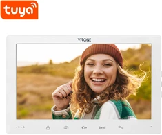 Orno 10 colių plačiaekranis monitorius, Wi-Fi, liečiamasis skydelis, skirtas MIDU komplekto plėtrai, baltas