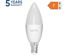 Żarówka LED lempute lemputė E14 C37 8W 720lm 6500K
