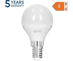Żarówka LED lempute lemputė E14 G45 4W 360lm 3000K
