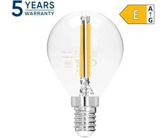Żarówka LED lemputė su kaitrine juostele C E14 G45 2 W 250 lm 3000 K