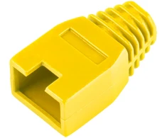Osłona Guminis dangtelis 8p8c RJ45 kištukui, geltonas