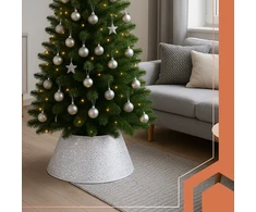 Christmas medžio cover 60x22cm sidabrinis Ruhhy 25361
