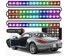 Oświetlenie 12 LED automobilių apšvietimo juostelė -m005
