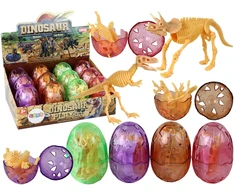 Lean Toys Figūrėlių rinkinys atidaromi Dinozauro kiaušiniai LeanToys, 16 vnt.