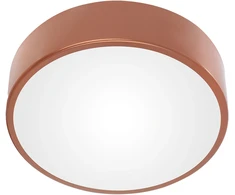 Orno OVO lubinis šviestuvas 2xE27 su mikrobangų judesio jutikliu, 2x24W, vario spalvos plienas, matinio stiklo gaubtas, IP20, ? 300