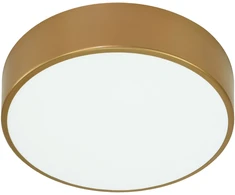 Orno OVO lubinis šviestuvas 2xE27 su mikrobangų judesio jutikliu, 2x24W, aukso spalvos plienas, matinio stiklo gaubtas, IP20, ? 300