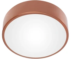 Orno OVO lubinis šviestuvas 3xE27, 3x24W, vario spalvos plienas, matinis plastikinis gaubtas, IP54, ? 400