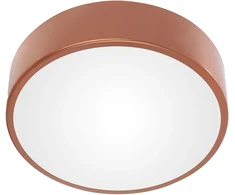 Orno OVO lubinis šviestuvas 3xE27 su mikrobangų judesio jutikliu, 3x24W, vario ir plieno, matinio stiklo gaubtas, IP20, ? 400
