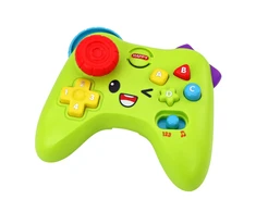 Lean Toys Interaktyvi mokomoji konsolė su šviesomis ir garsais, žalia