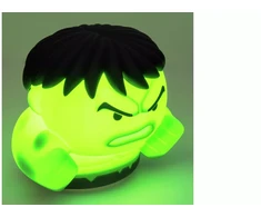 Paladone „Marvel“ – „Hulk“ minkštas „Glo“ silikoninis šviestuvas