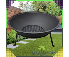 Palenisko Sodo laužavietė „Brilla Cauldron“, plienas, juodas, didelis, 55 cm
