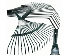 Panel Hurtowy Realb2B Grabie do Liści Trawy Wachlarzowe 42cm Stalowe Grabki Ogrodowe 22 Zębne
