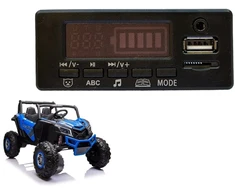 Lean Cars Muzikinis skydelis elektromobiliui XMX613 24V