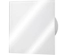 Orno Panel Stiklinis skydelis ventiliatoriams ir grotelėms, blizgiai baltas