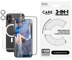 Panzer Glass „CARE by PanzerGlass“ – 3 viename flagmanų rinkinys – „iPhone 16 Plus“