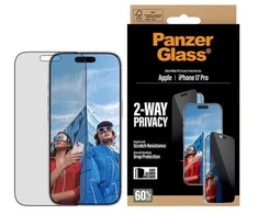 Panzer Glass „PanzerGlass“ – dvipusis ekrano apsauginis elementas, apsaugantis nuo privatumo, „iPhone 17 Pro“ – UWF su „EasyAligner“