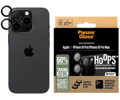 Panzer Glass „PanzerGlass“ – „Hoops“ objektyvo apsauga – „iPhone 16 Pro“ / „iPhone 16 Pro Max“ – juoda