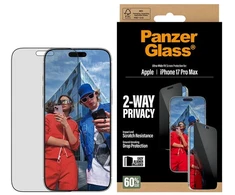 Panzer Glass „PanzerGlass“ – dvipusis ekrano apsauginis elementas, apsaugantis nuo privatumo, „iPhone 17 Pro Max“ – UWF su „EasyAligner“