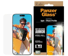 Panzer Glass „PanzerGlass“ – neatspindintis šarvuotas ekrano apsauginis dėklas – „iPhone 17 Pro Max“ – su „EasyAligner“