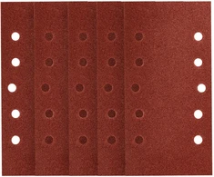 Papier Švitrinis popierius su lipdukais, 115 x 230 mm, P80, 5 vnt., su 10 skylių
