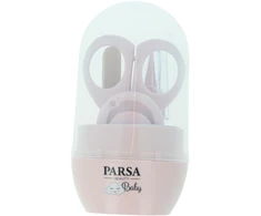 Parsa - 6 dalių nagų priežiūros rinkinys naujagimiams - Rožinis - Kompaktiškas