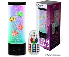 Nielsen_Light Party Fun Lights Pramogų žibintai vakarėliui - žvejybos žibintas su nuotolinio valdymo pultu - aukštis: 28 cm (605404)
