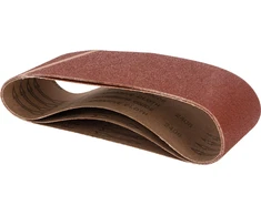 Pasy Begalinės abrazyvinės juostos, 100x610 mm, 3 vnt., 80 grūdėtumo, prolinas