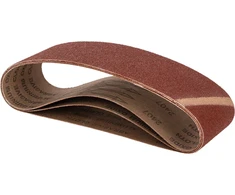 Pasy Begalinės abrazyvinės juostos, 75x457 mm, 3 vnt., 80 grūdėtumo, prolinas