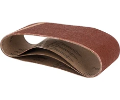 Pasy Begalinės abrazyvinės juostos, 75x533 mm, 3 vnt., 80 grūdėtumo, prolinas