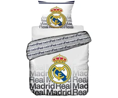 Patalynės komplektas Mumuru - Real Madrid patalynė - ryškios komandos spalvos - 140x200 cm