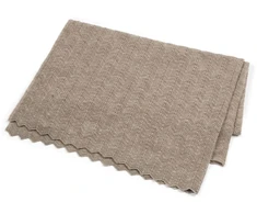 Patalynės komplektas Smallstuff - Kūdikių antklodė Fishbone Merino Wool - Gamta