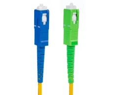 Patchcord Šviesolaidinis kabelis „Maclean“, SC/APC-SC/UPC SM 9/125 LSZH, vienmodis, 3 m ilgio, simpleksinis, G657A2, MCTV-402
