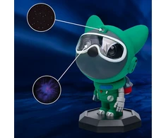 Paw Patrol 360° astronauto LED kosminio lazerinio projektoriaus žvaigždės formos lempa
