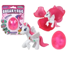 Magiškas vienaragio kiaušinis Lean Toys, rožinis, 6 cm