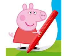 Peppa Pigstaedtler Staedtler – Peppa Pig rašikliai – 12 vnt. įvairių spalvų (329 C12 L1)
